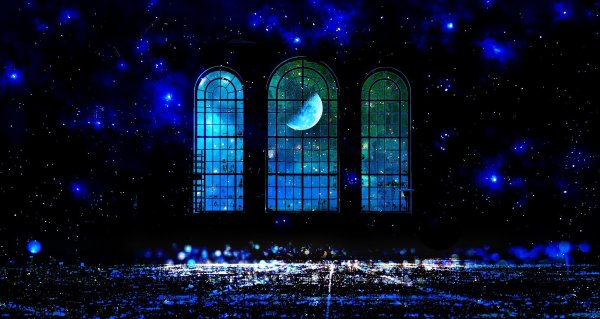 Звездное небо на балконе