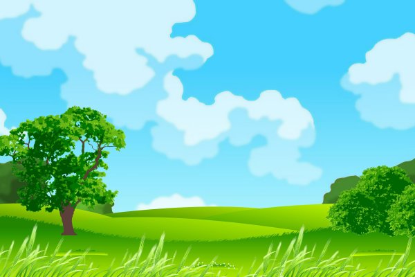 Мультяшный пейзаж