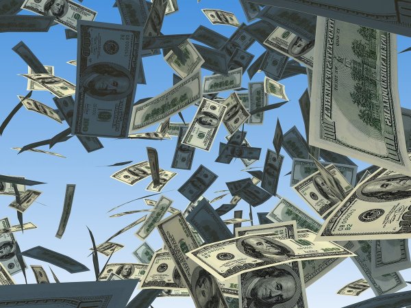 Деньги падают с неба
