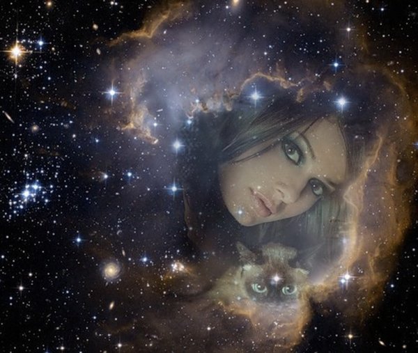 Девушка звезда