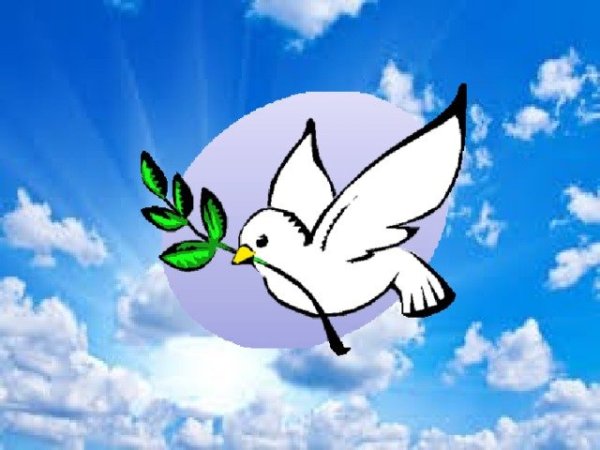 Рисунок на тему под мирным небом