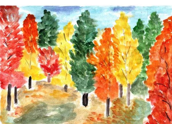 Уж небо осенью дышало иллюстрация