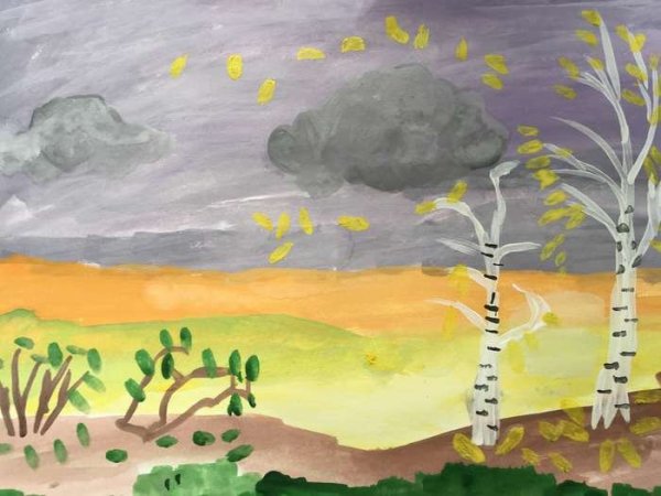 У лето осенью дышало