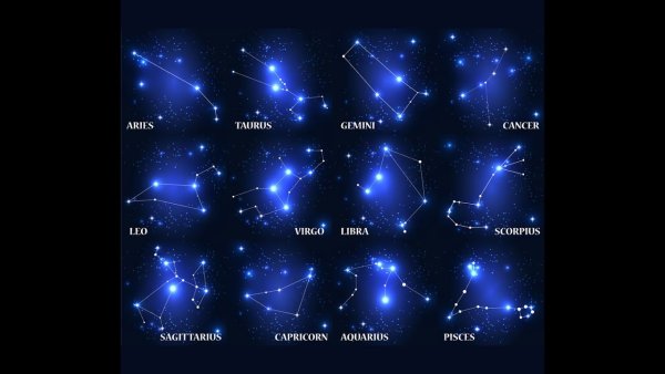 Созвездия знаков зодиака вектор