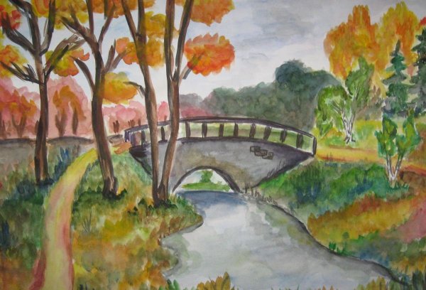 Иллюстрация к стихотворению осень