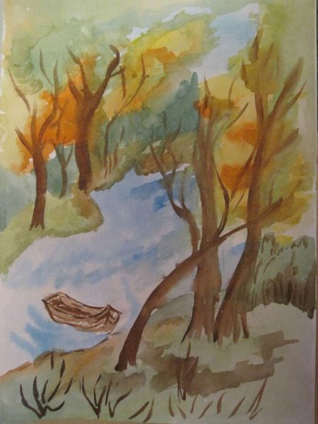 Уж небо осенью дышало иллюстрация