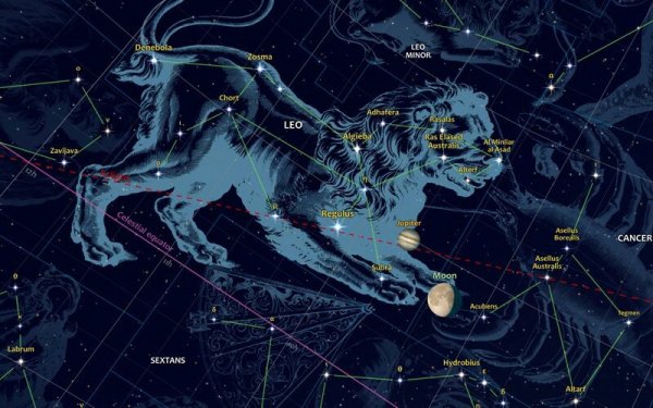 Звезда Денебола бета Льва