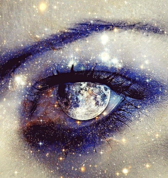 Отражение неба в глазах