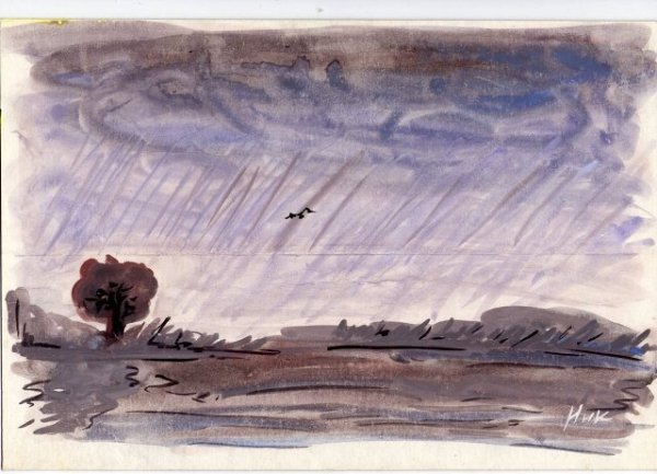 В небе туча хмурится Ноты для детей