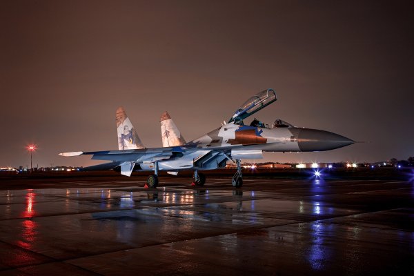 Су-27 истребитель арт