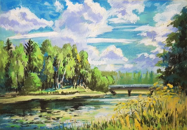 Ф Тютчев в небе тают облака