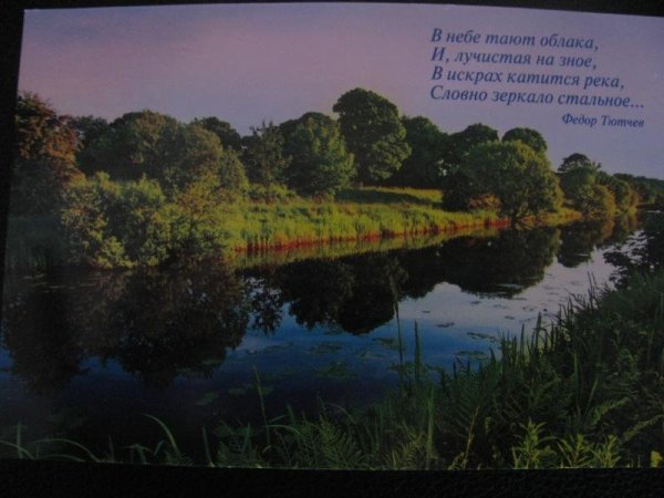 Фёдор Тютчев в небе тают облака