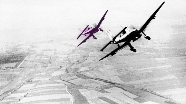 Немецкие Юнкерсы 1941 бомбят