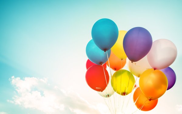 Шарики много вверх