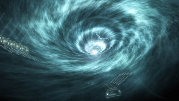 Чёрная дыра на рабочий стол