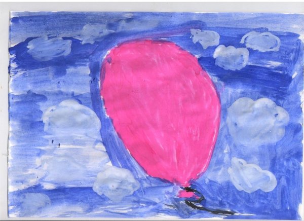 Красный шарик в синем небе книга