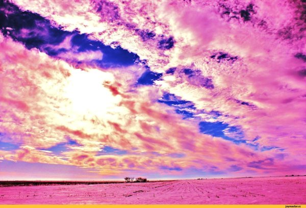 Красивое небо с облаками