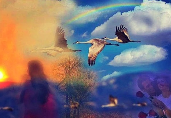 Солнце в облаках