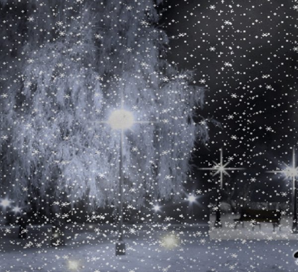 Вьюга в деревне