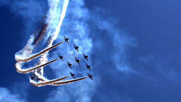Воздушные шары в небе