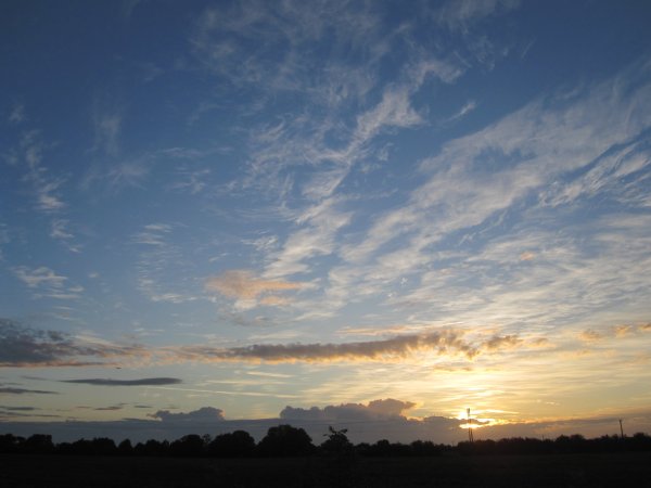 Небо море облака