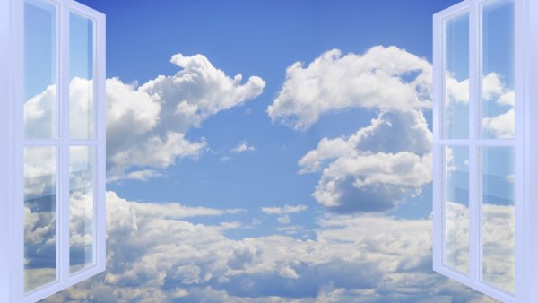 Вид из окна облака
