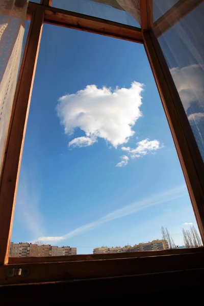 Вид из окна облака