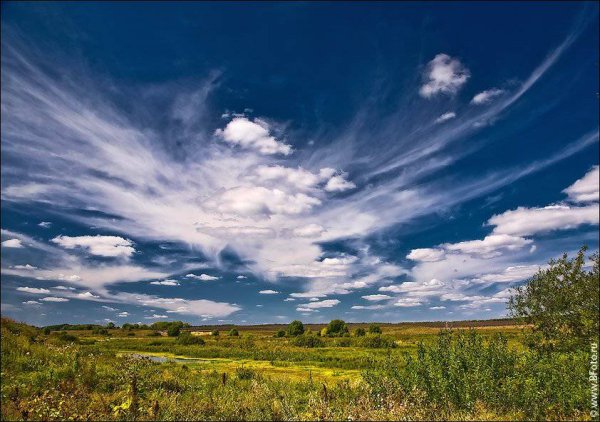 Красивое небо в России