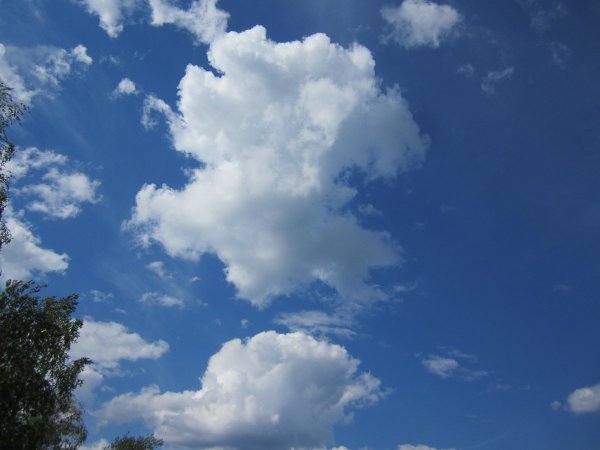 Небо облака Россия