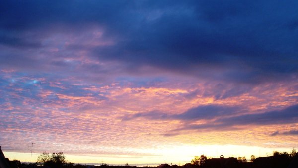 Небо вечер