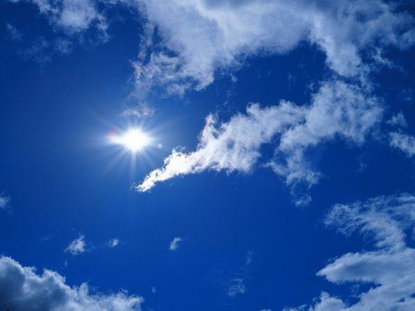 Голубое небо