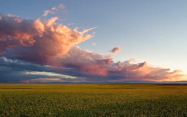 Пейзаж с облаками