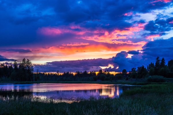 Небо с облаками