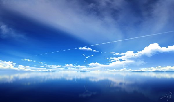 Красивое небо днем