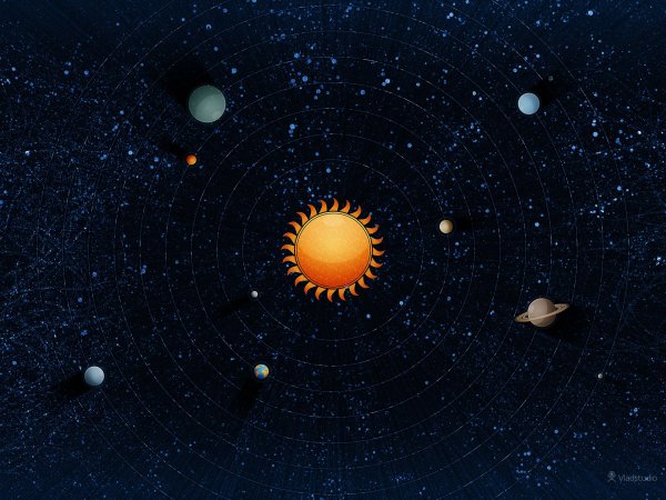 Космос звезды планеты