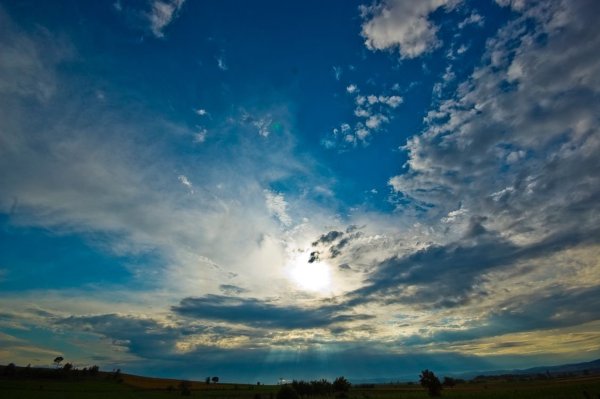 Пейзаж с линией горизонта
