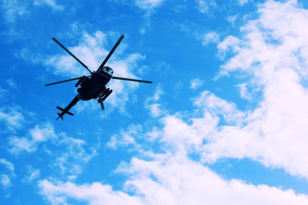 Небо из вертолета