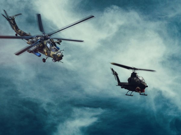 Вертолет фон
