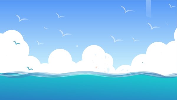 Мультяшный пейзаж