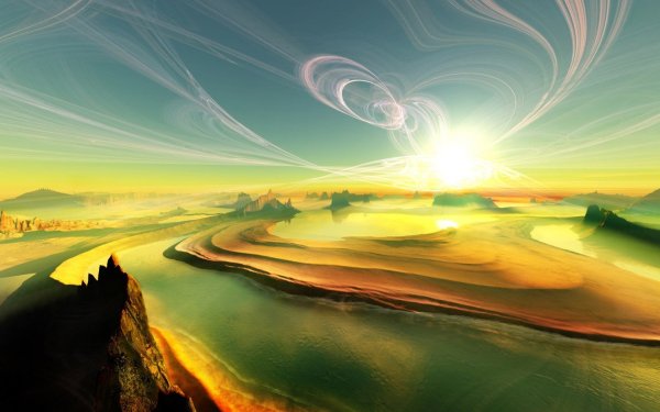 Фантастические пейзажи