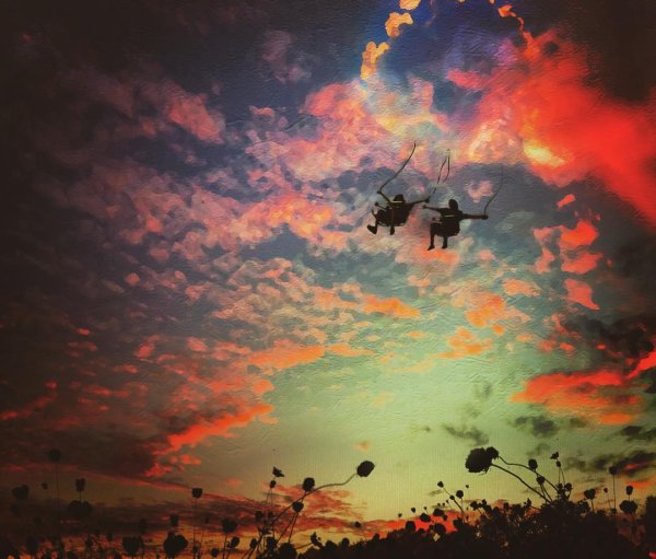 Небо с облаками