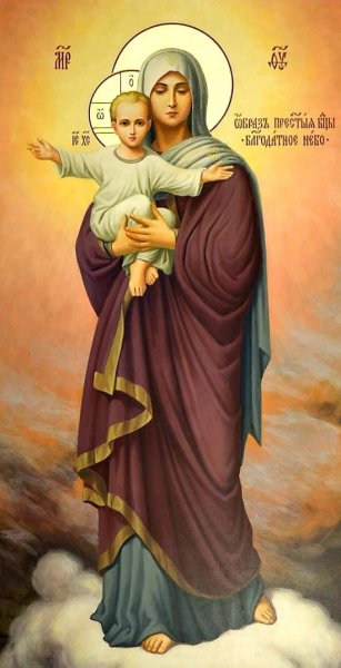 Икона Божией матери Благодатное небо