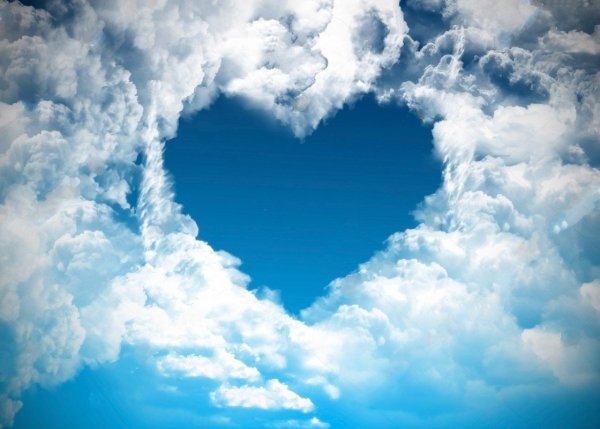 Облако в виде сердца