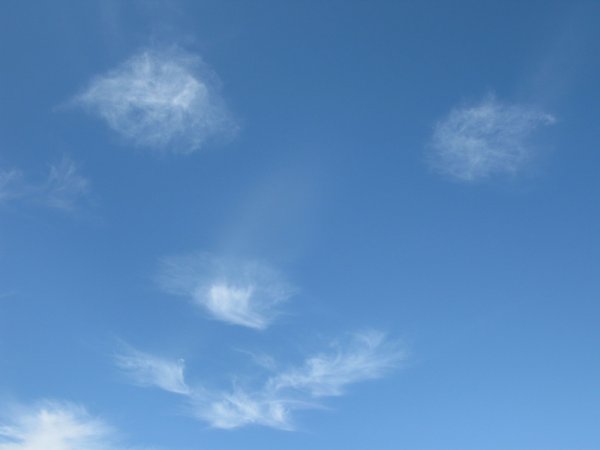 Облако в виде сердечка