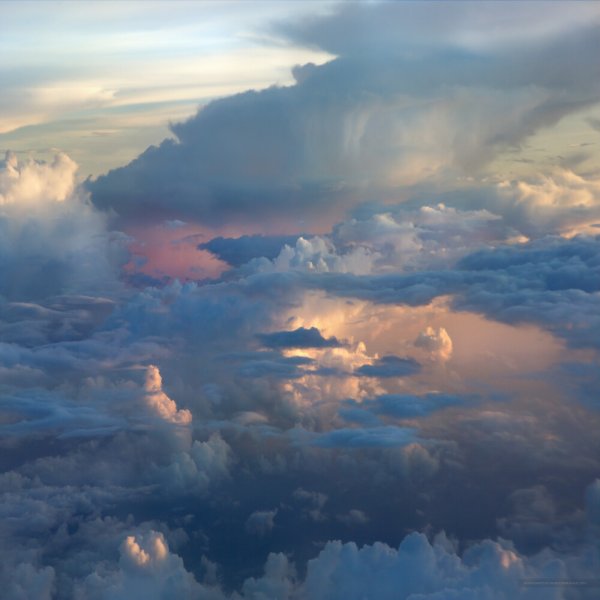 Ванильное небо закат