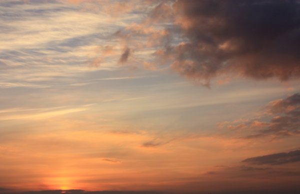 Ванильное небо фон