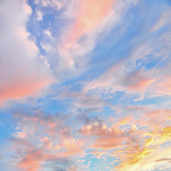 Ванильные облака картина