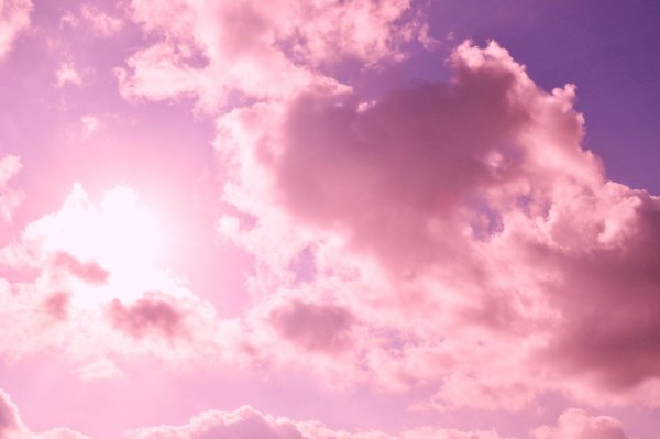 Ванильное небо природа