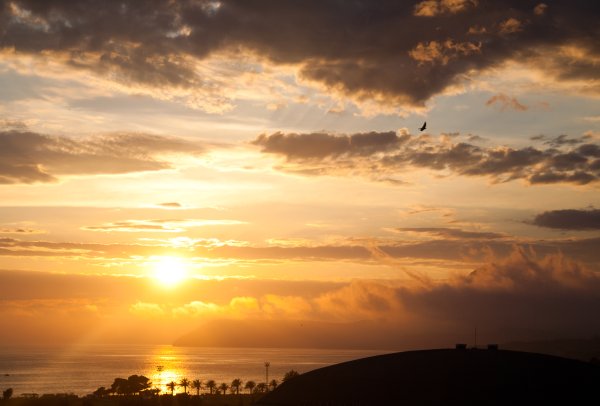 Ванильное небо облака