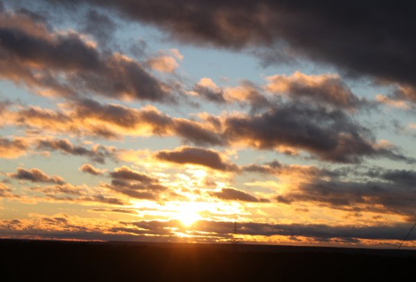 Красивое ванильное небо